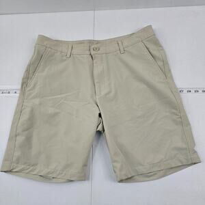 Under‎ Armour tech golf shorts beige tan mens UA size 38 5230